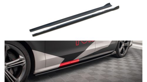 Diffuser Audi S8 D4 Side Skirts v.2 Gloss Black