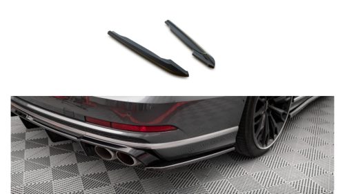 Splitter Audi S8 D5 Rear Side v.2 Gloss Black