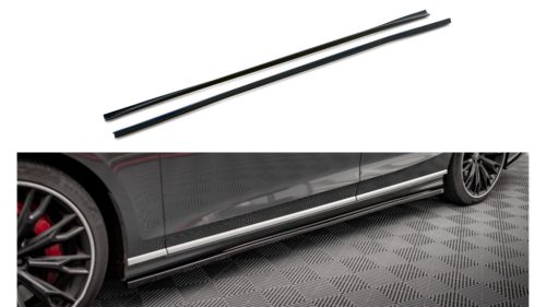 Diffuser Audi A8 D5 S-Line Side Skirts Gloss Black