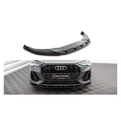   Maxton Design Első Toldat / Splitter Audi Q3 F3 S-Line (2018–) – Fényes Fekete