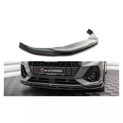   Maxton Design Első Toldat / Splitter Audi Q3 F3 S-Line (2018–) – Fényes Fekete