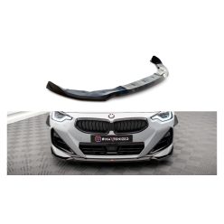   Maxton Design Első Toldat / Splitter BMW 2 G42 M-Pack (2021–) – Fényes Fekete