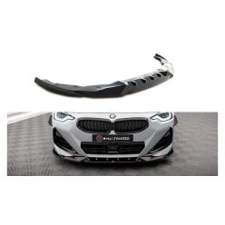   Maxton Design Első Toldat / Splitter BMW 2 G42 M-Pack (2021–) – Fényes Fekete