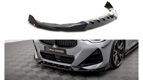 Splitter BMW 2 G42 M-Pack Front v.2 + flaps Gloss Black