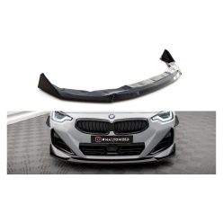   Maxton Design Első Toldat / Splitter BMW 2 G42 M-Pack (2021–) – Fényes Fekete