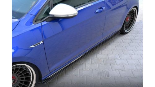 Diffuser Volkswagen Golf 7 Facelift R Side Skirts Racing Textured