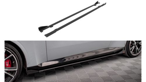 Diffuser BMW 2 G42 M-Pack Side Skirts Street Pro Black-Red + Gloss Flaps
