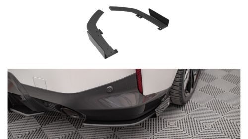 Splitter BMW 2 G42 M-Pack Rear Side Street Pro Black + Gloss Flaps