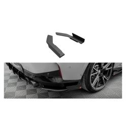   Maxton Design Hátsó Sarokelemek BMW 2 G42 M-Pack (2021–) – Fényes Fekete-Piros