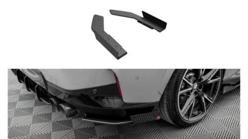 Maxton Design Hátsó Sarokelemek BMW 2 G42 M-Pack (2021–) – Fényes Fekete-Piros