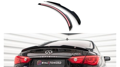 Spoiler Cap Infiniti Q50 S I Gloss Black