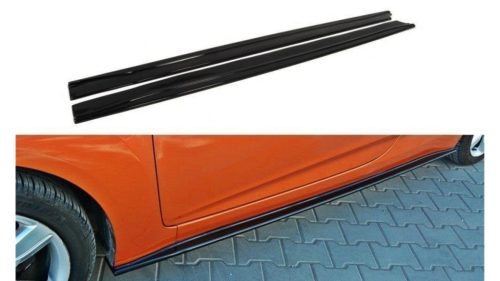 Maxton Design Küszöbtoldat Hyundai Veloster – Fényes Fekete