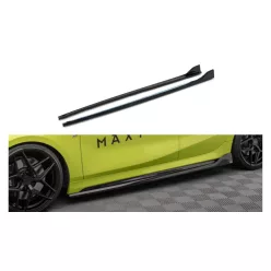   Maxton Design Küszöbtoldat BMW 1 F40 M-Pack (2019–) – Fényes Fekete