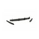 Diffuser Audi A6 C7 S-Line Rear + Rear Splitter Side exhaust 2x1