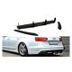 Diffuser Audi A6 C7 S-Line Rear + Rear Splitter Side exhaust 1x2
