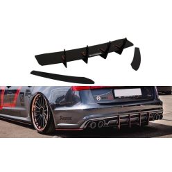 Rear Diffuser & Rear Side Splitters Audi S6 C7 FL