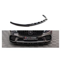   Splitter Mercedes-Benz C AMG Line W205 C205 Facelift Front v.2 Gloss Black