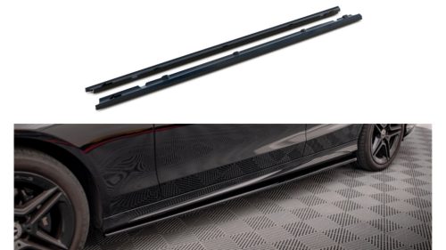 Diffuser Mercedes-Benz C43 C W205 Facelift Side Skirts Gloss Black