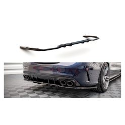   Splitter Mercedes-Benz C W205 C43 Facelift Rear Central with Diffuser Gloss Black