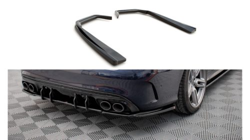 Splitter Mercedes-Benz C W205 C43 Facelift Rear Side Gloss Black