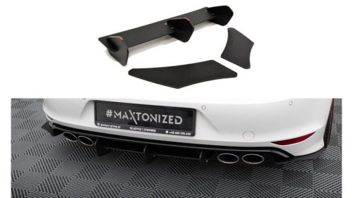 Diffuser Volkswagen Golf 7 R Rear + Rear Splitter Side