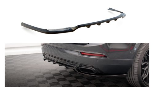 Splitter Volvo XC90 R-Design II Facelift Rear Central with Diffuser Gloss Black