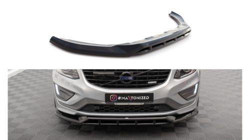 Splitter Volvo XC60 R-Design I Facelift Front Gloss Black