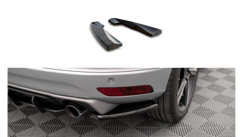 Splitter Volvo XC60 R-Design I Facelift Rear Side Gloss Black