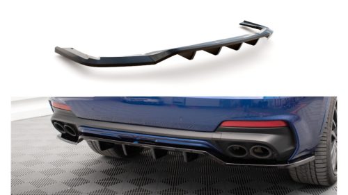 Splitter Maserati Levante GTS I Rear Central with Diffuser Gloss Black