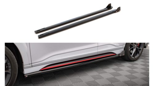 Side Skirts Hyundai Kona N Mk1 Flaps v.1 Gloss Black