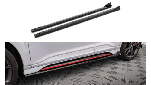 Side Skirts Hyundai Kona N Mk1 Gloss Black v.2