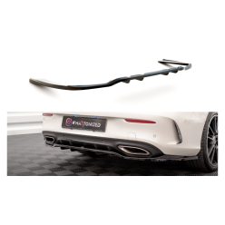   Splitter Mercedes-Benz C C205 Facelift Rear Central with Diffuser Gloss Black
