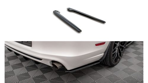 Splitter Ford Mustang V Facelift Rear Side Gloss Black