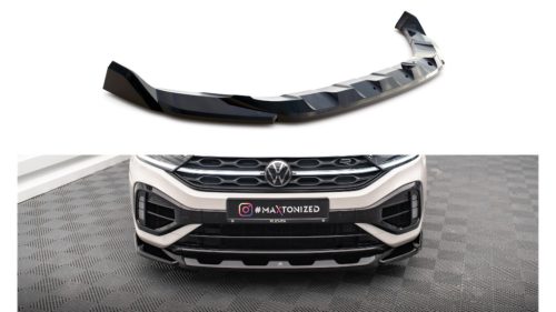 Splitter Volkswagen T-Roc Facelift R R-Line Front v.2 Gloss Black