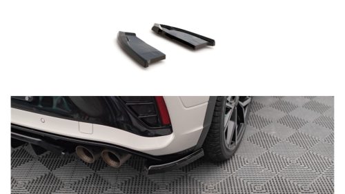 Splitter Volkswagen T-Roc Facelift R R-Line Rear Side Gloss Black