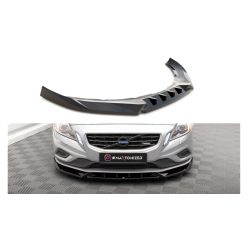 Splitter Volvo S60 II R-Design Front v.1 Gloss Black