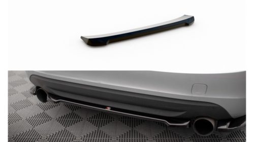 Splitter Volvo S60 II R-Design Rear Central Gloss Black