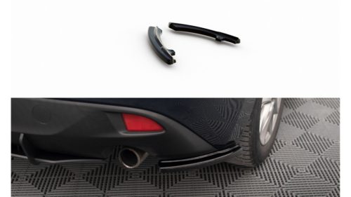 Splitter Mazda 3 III Rear Side Gloss Black