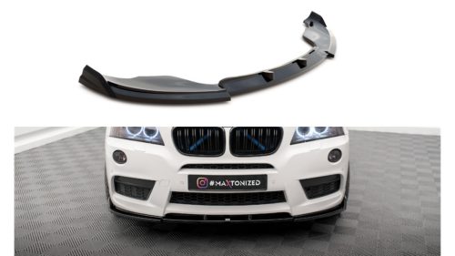 Maxton Design Első Toldat / Splitter BMW X3 F25 M-Pack (2010–2014) – Fényes Fekete