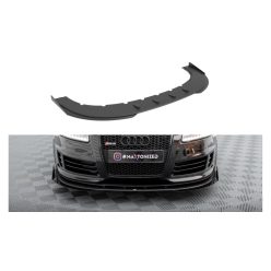 Splitter Audi RS6 C6 Front Pro + flaps Black-Red