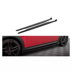   Maxton Design Küszöbtoldat Mini One R56 (2006–2010) – Fényes Fekete