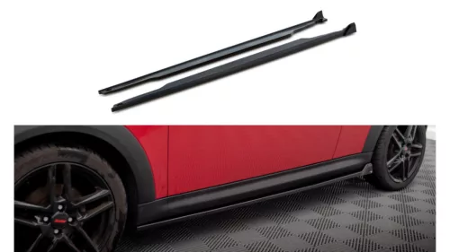 Maxton Design Küszöbtoldat Mini One R56 (2006–2010) – Fényes Fekete