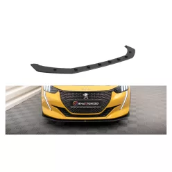   Maxton Design Első Toldat / Splitter Peugeot 208 GT Mk2 (2019–) – Fekete-Piros