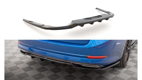 Splitter Skoda Octavia IV Sportline Rear Central with Diffuser Gloss Black