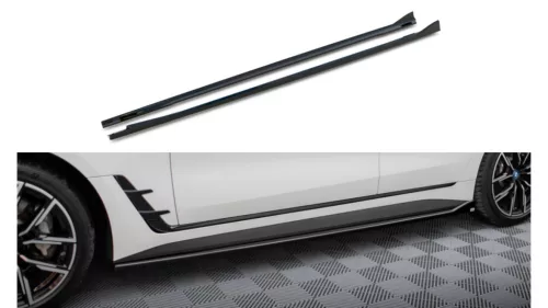 Maxton Design Küszöbtoldat BMW i4 G26 M-Pack (2021–) – Fényes Fekete