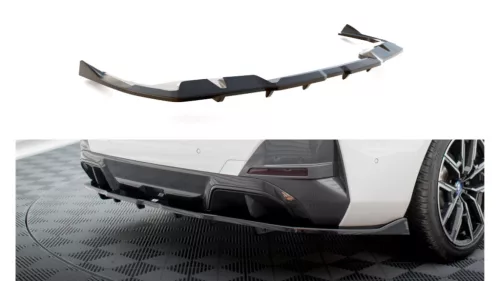 Maxton Design Hátsó Kötény / Diffúzor BMW 4 G26 M-Pack (2021–) – Karbon Hatású