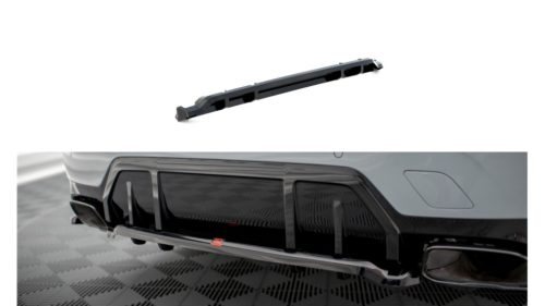 Splitter BMW 3 G20 G21 Facelift M-Pack Rear Central with Diffuser v.1 Gloss Black