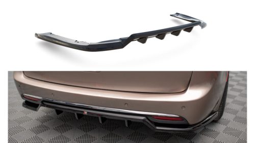 Splitter Chrysler Pacifica II Rear Central with Diffuser Gloss Black