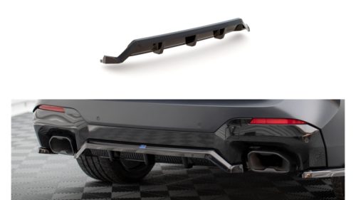 Splitter BMW X3 G01 Facelift M-Pack Rear Central with Diffuser Gloss Black
