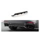Splitter BMW X3 G01 Facelift M-Pack Rear Central with Diffuser Gloss Black